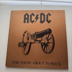 AC/DC, For Those About To Rock ( We Salute You), 1981 1st Atlantic Vinyl Record